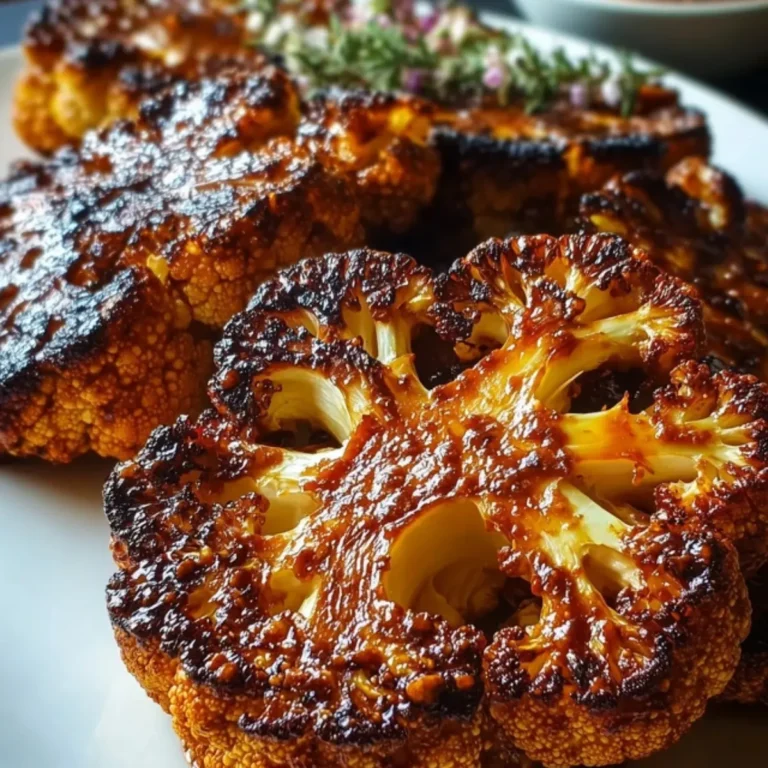 Rauchige BBQ-Blumenkohlsteaks