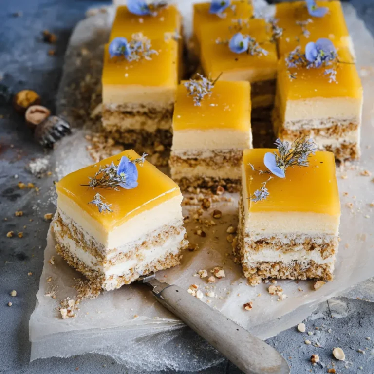 Aprikosen Haselnuss Schnitten