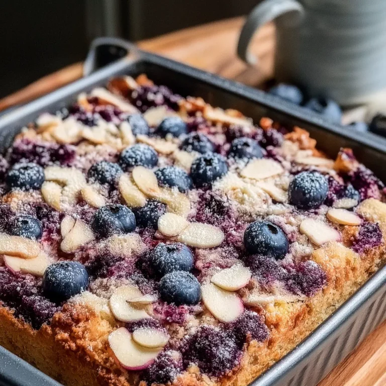 Blaubeer Hüttenkäse Frühstücksbake