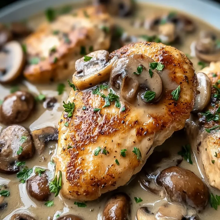 Cremiges Pilz Hühnchen