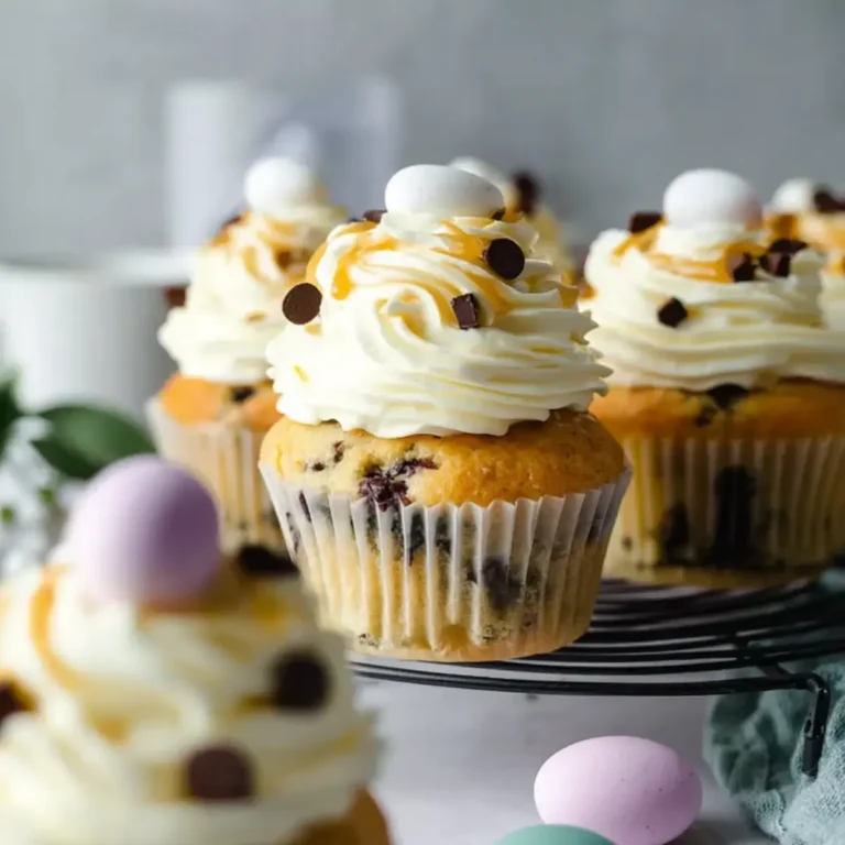 Eierlikör Cupcakes mit Sahnetopping