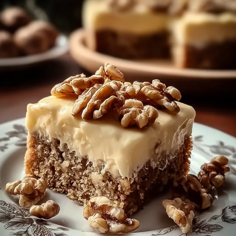 Friss dich dumm Kuchen mit Walnüssen