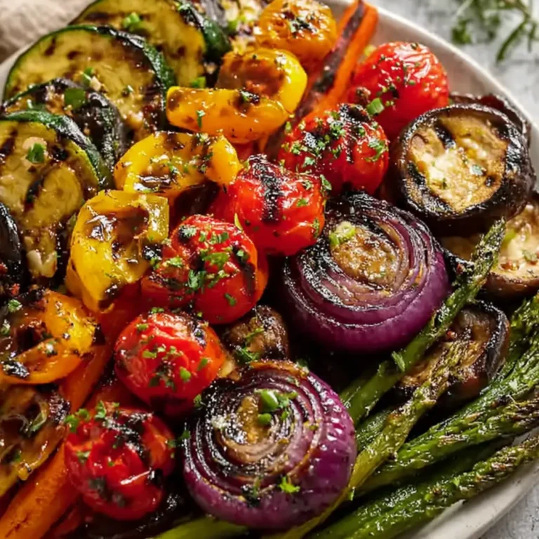 Gegrilltes Gemüse mit Marinade