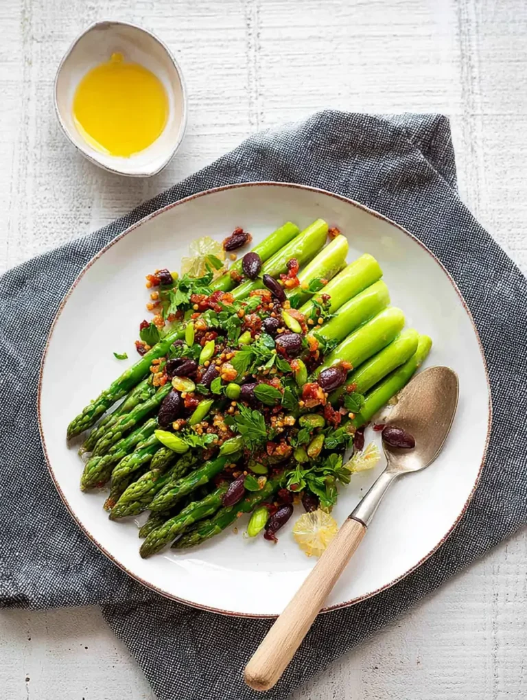 Grüner Spargel mediterran