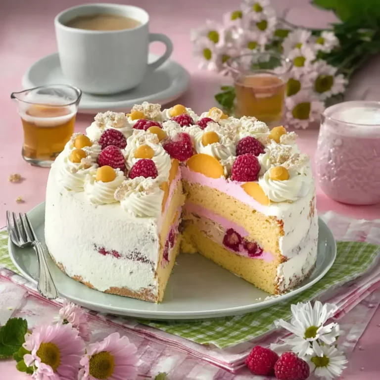 Himbeer Pfirsich Torte
