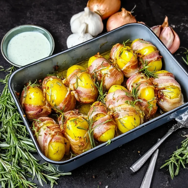 Kartoffeln im Speckmantel