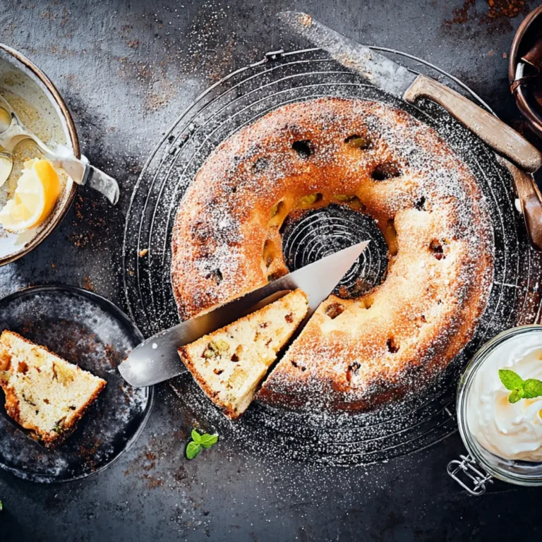 Kranzkuchen mit Quark
