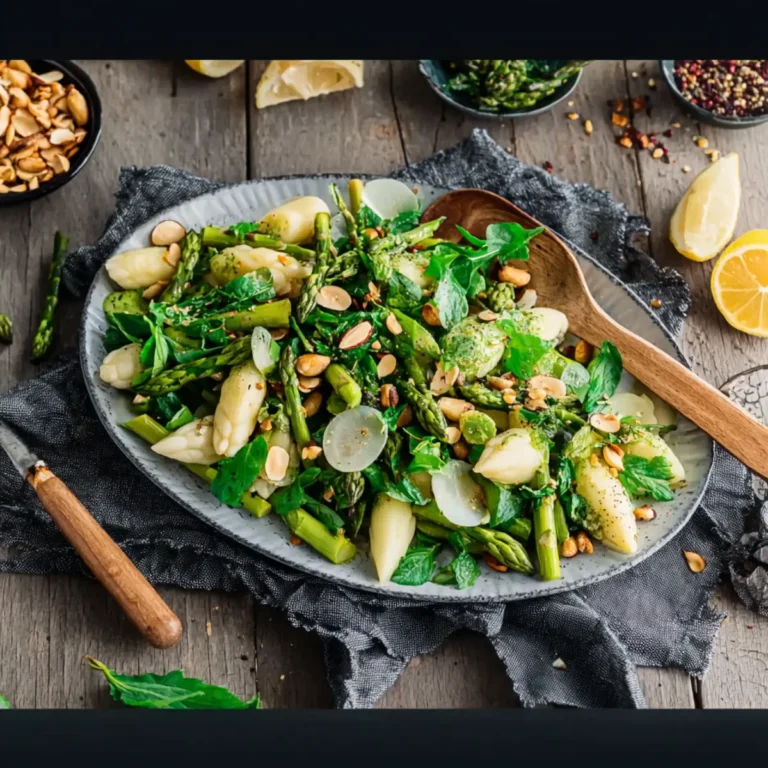 Lauwarmer Spargelsalat