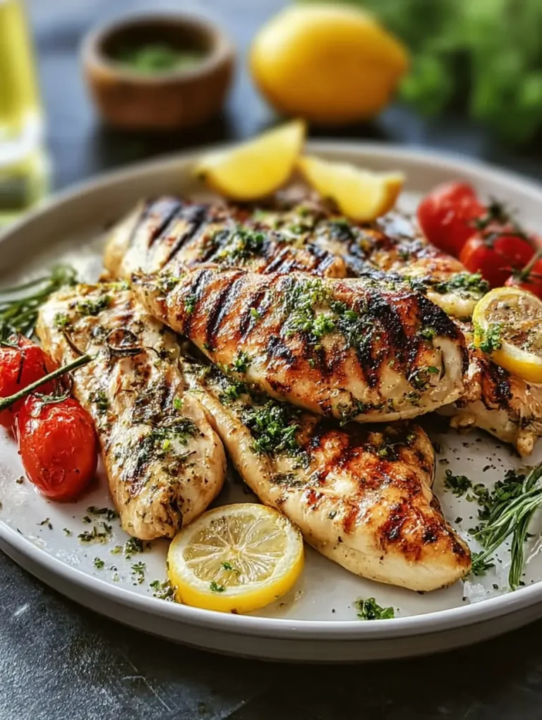 Mediterraner Kräuterbelag gegrilltes Hähnchen