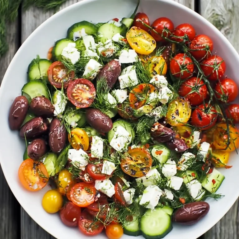 Mediterraner Salat zum Grillen