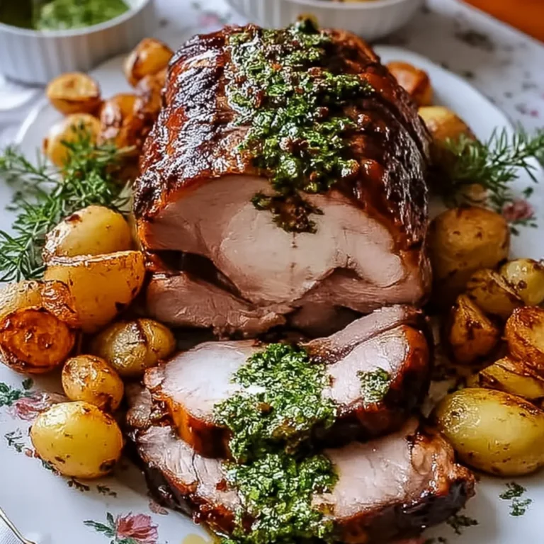Osterbraten mit Kräutersoße