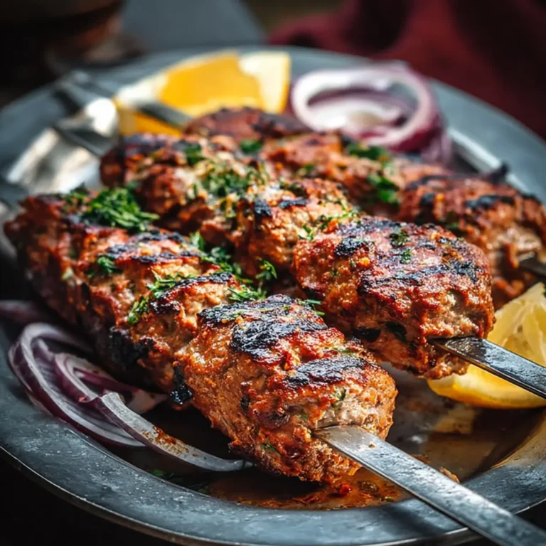 Rinderhackspieße vom Grill