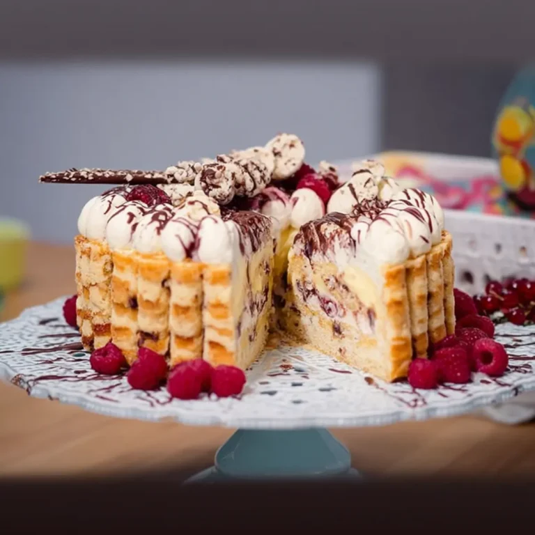 Sonntagstorte mit Eierlikör und Stracciatella