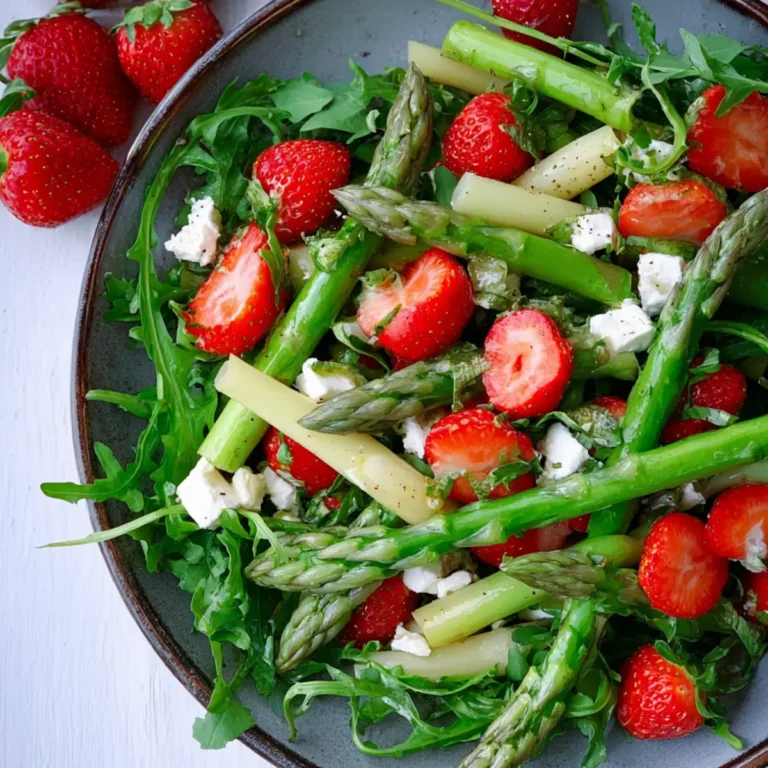 Spargel Erdbeer Salat