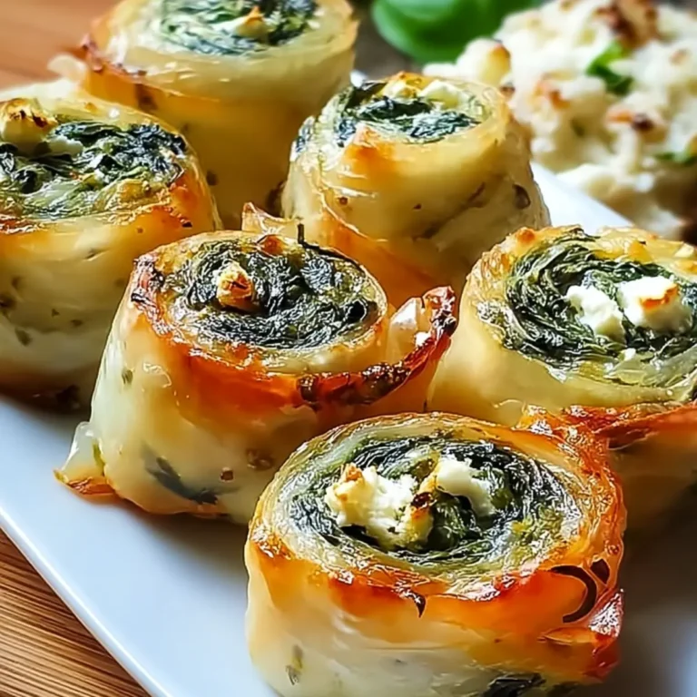 Spinat Feta Mini Rollen