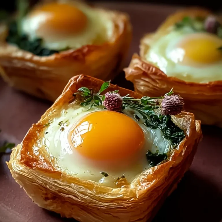 Überbackene Eier Napoleon