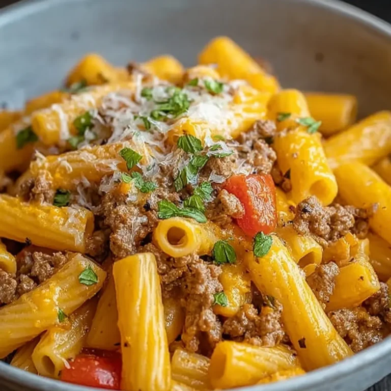 Cheeseburger Pasta