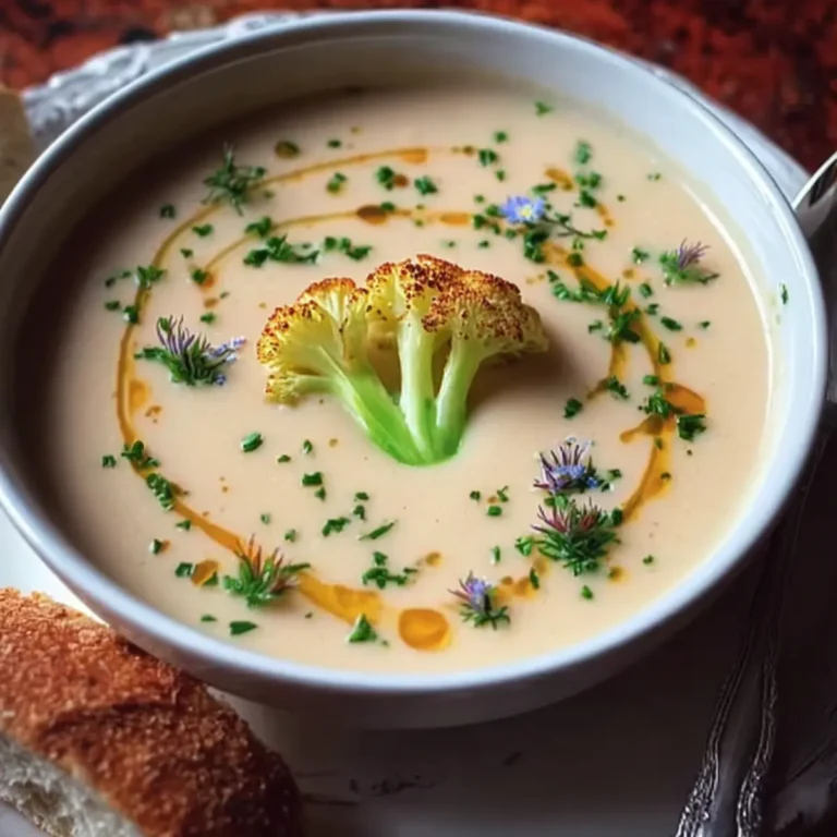 Cremige Blumenkohlsuppe
