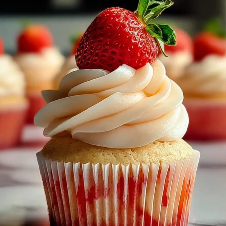 Erdbeer Cupcakes