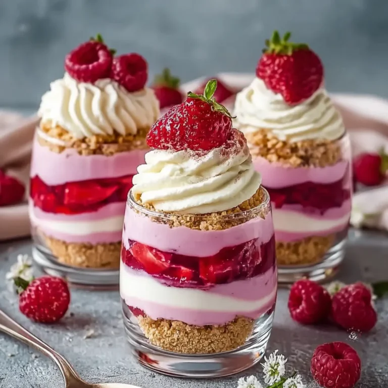 Erdbeerkäsekuchen Parfait Becher