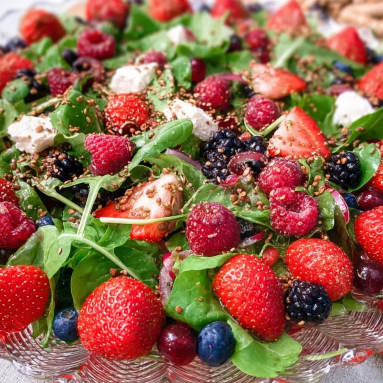 Feldsalat mit Beeren
