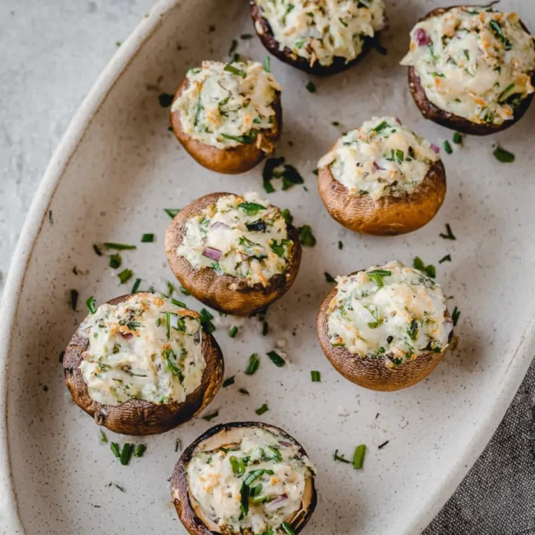 Gefüllte Champignons