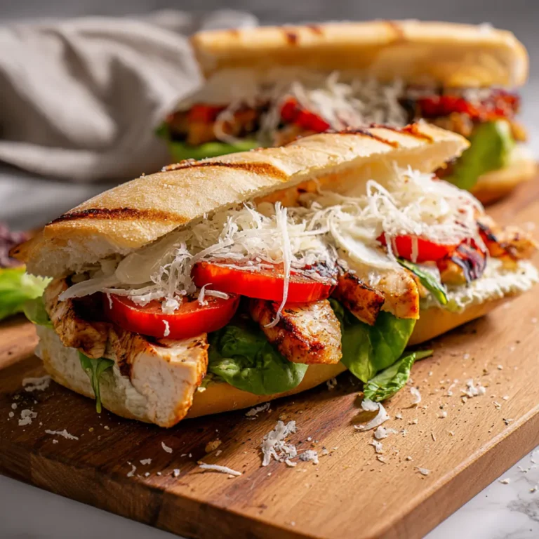 Gegrilltes Hähnchen Sommersandwich