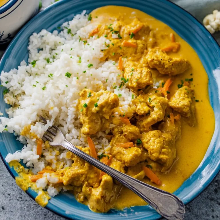 Geschnetzeltes in Currysauce