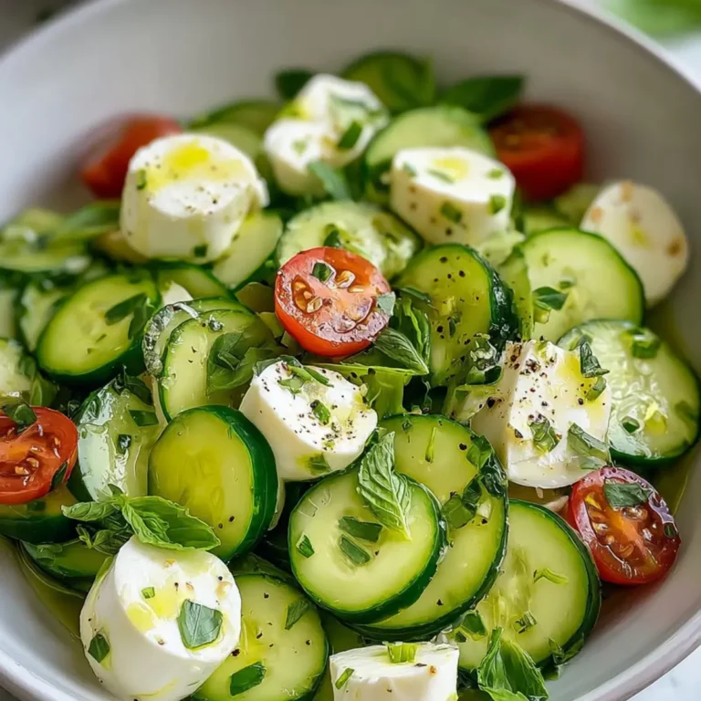 Gurken Mozzarella Salat