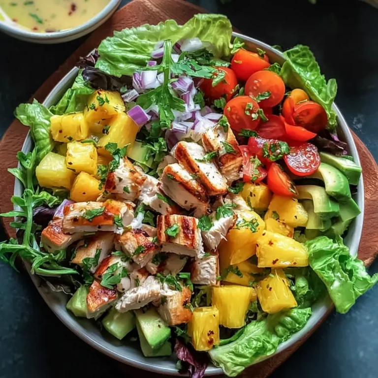 Hawaiianischer Hähnchensalat