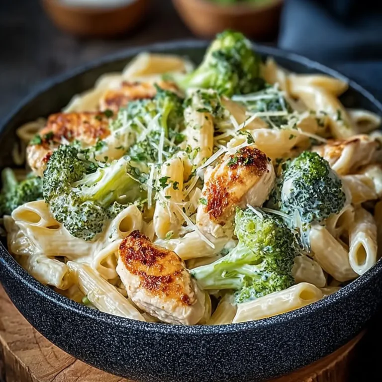 Hähnchen Brokkoli Pasta Cremig