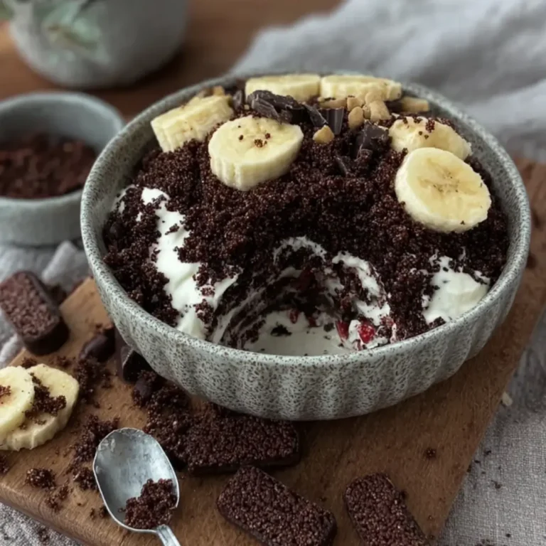 High Protein Maulwurfkuchen Bowl