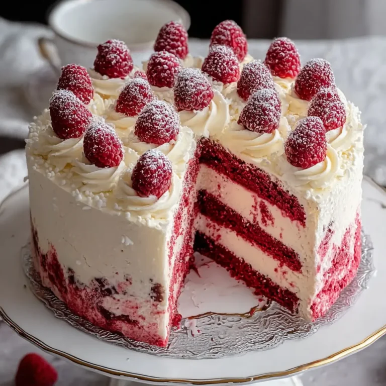 Himbeer Raffaello Torte ohne Gelatine