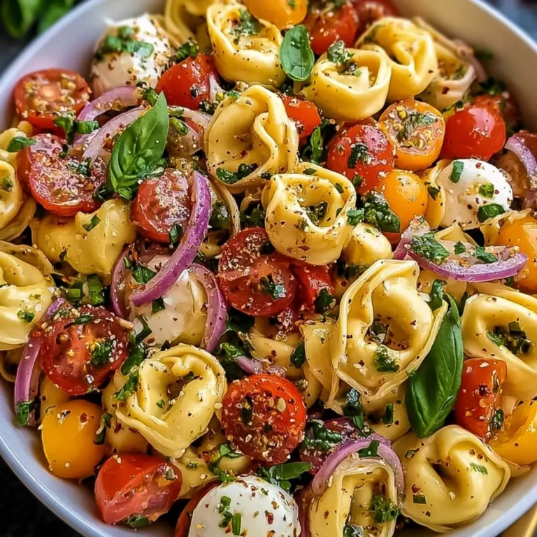 Italienischer Tortellini Nudelsalat