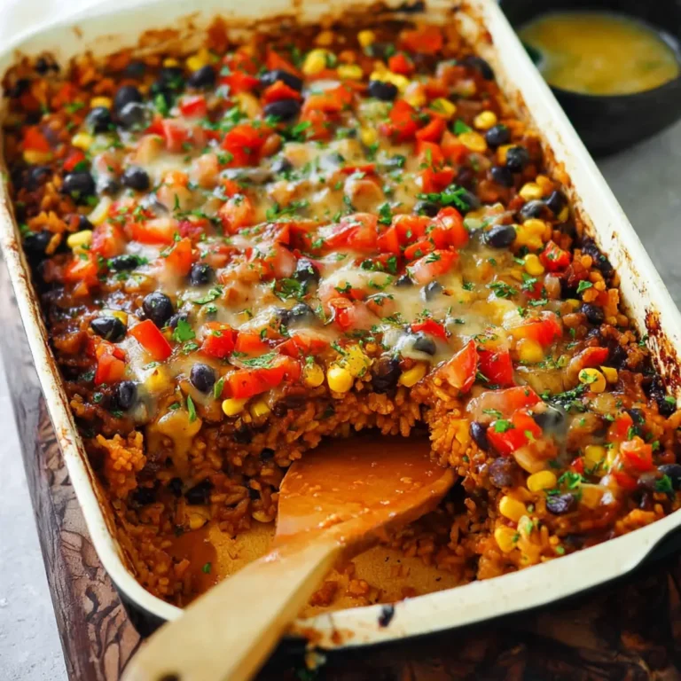 Mexikanischer Reis aus dem Ofen