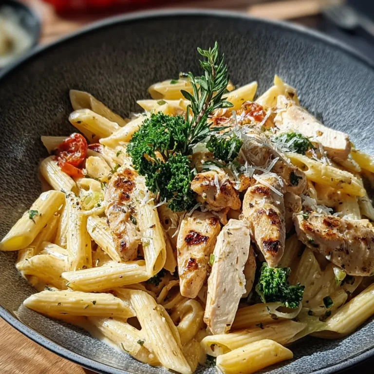 Pasta mit Hähnchen
