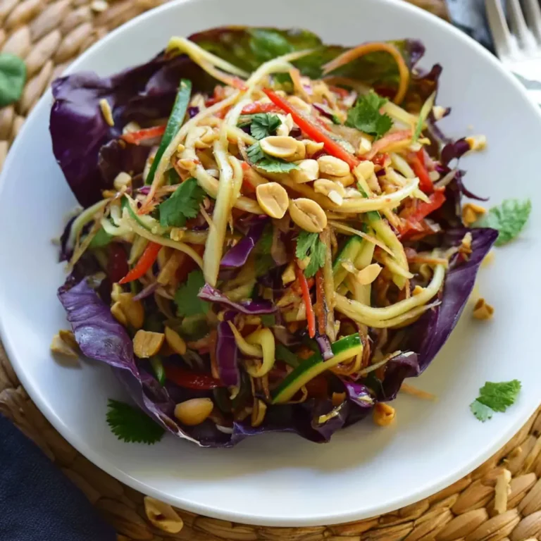 Thailändischer Erdnusssalat