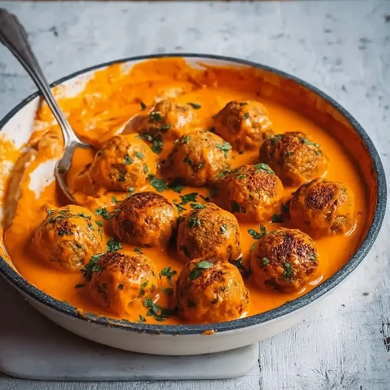 Tofubällchen in veganer Paprika Rahmsauce