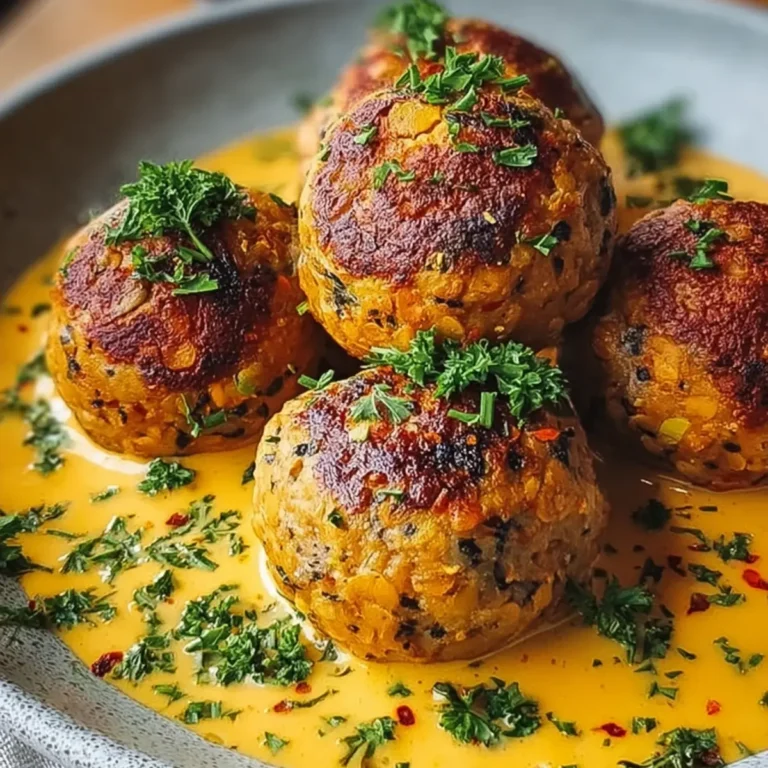 Vegane Linsenknödel