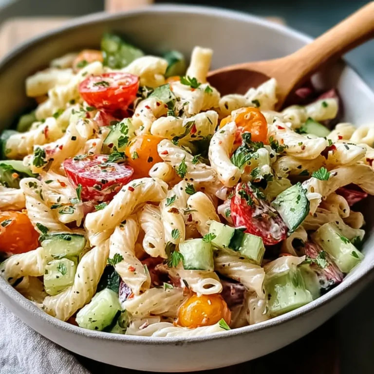 Veganer Nudelsalat ohne Mayo