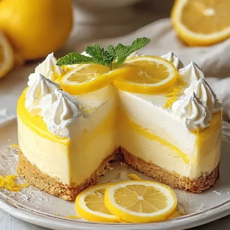 Zitronen Creme Käsekuchen