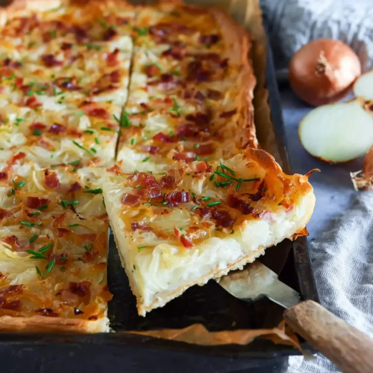 Zwiebelkuchen vom Blech