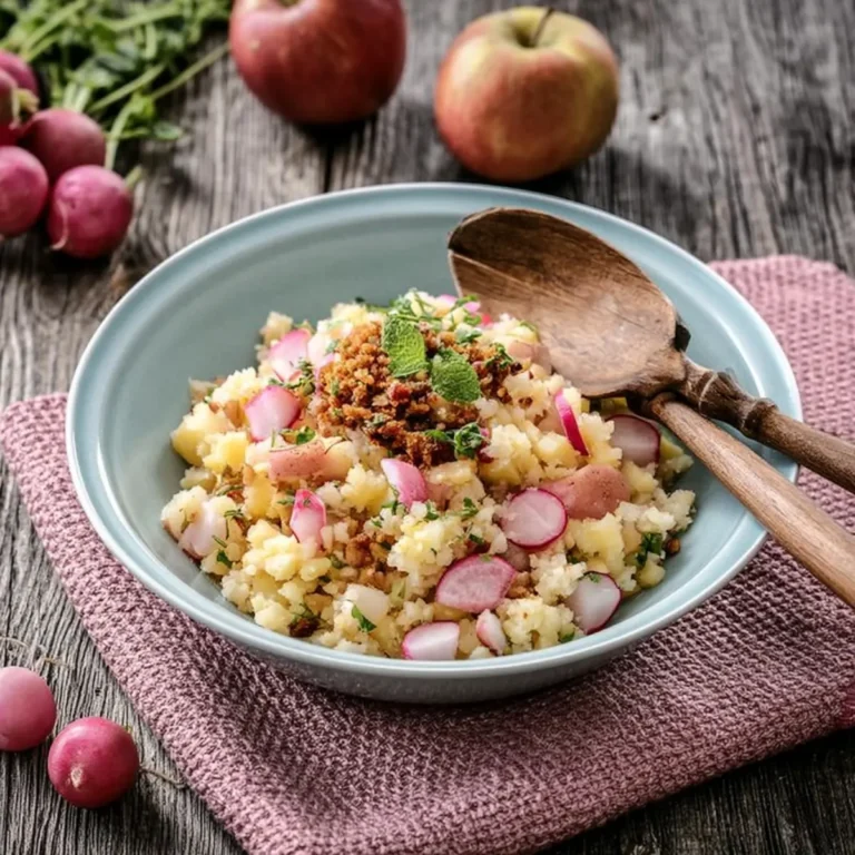 Apfel Radieschen Salat