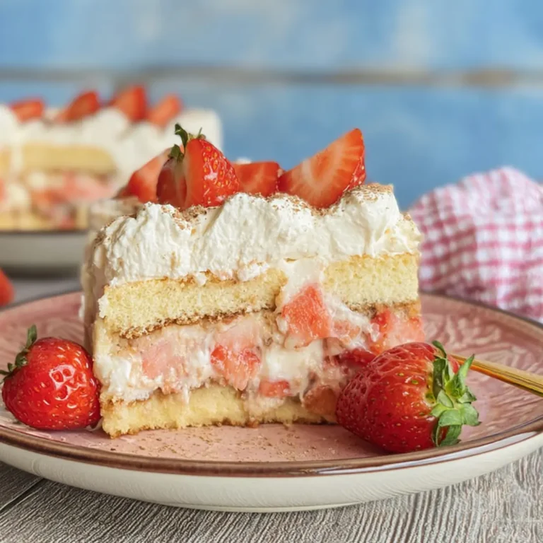 Erdbeer Tiramisu mit Mascarpone & Sahne