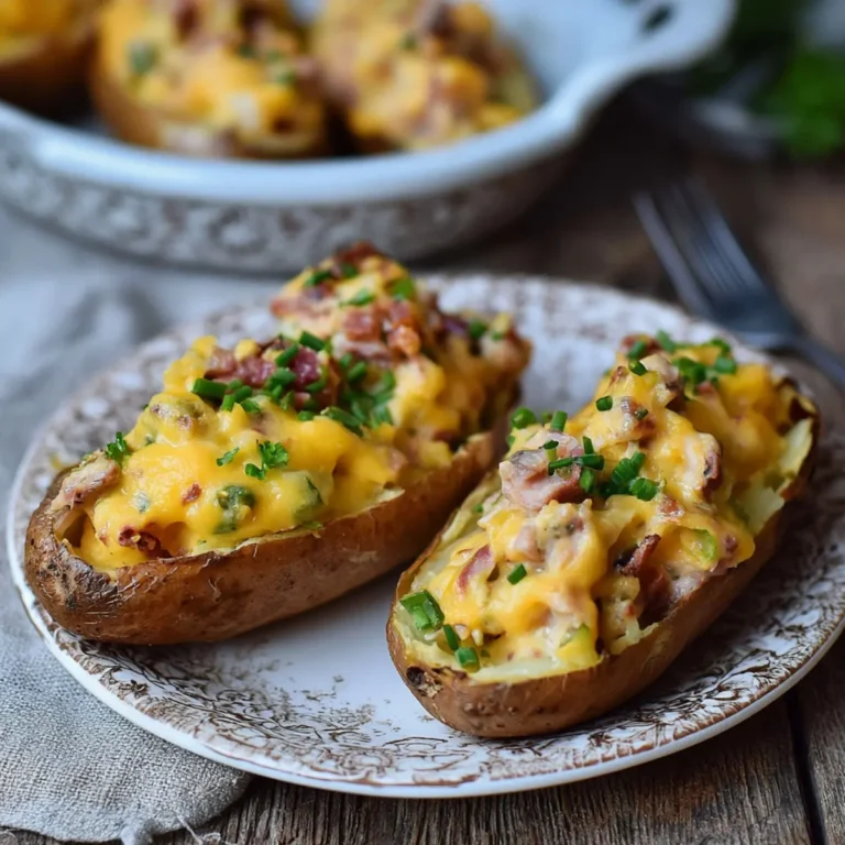 Gefüllte Ofenkartoffeln