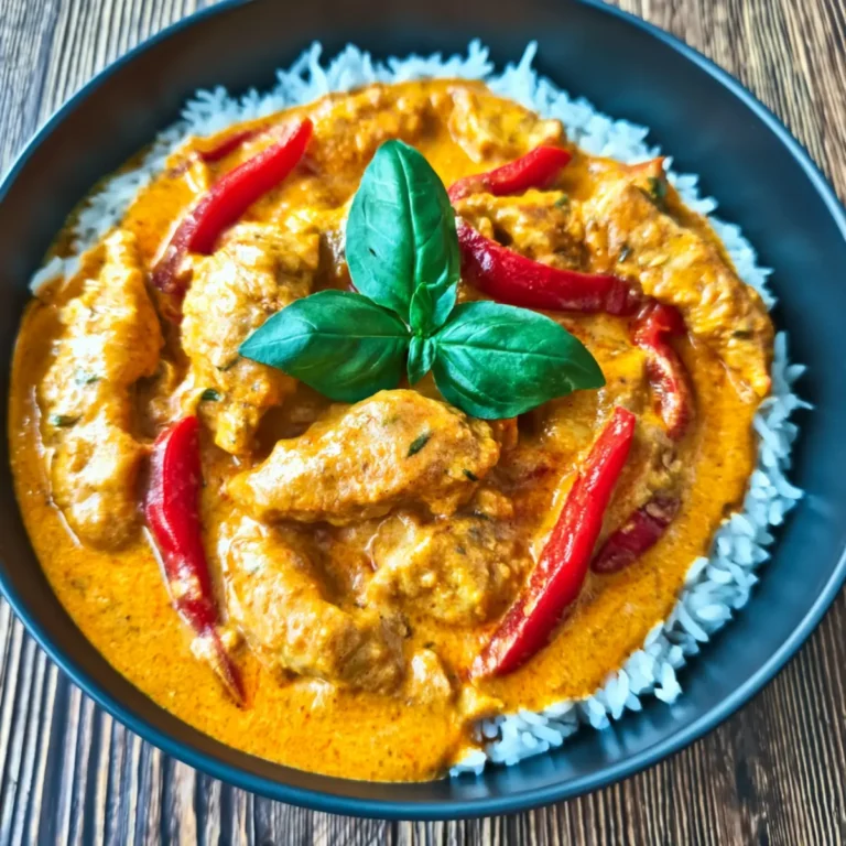 Hähnchen Geschnetzeltes mit Paprika Sahne Sauce