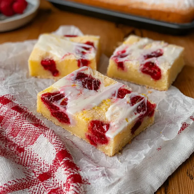 Himbeer Zitronenkuchen vom Blech