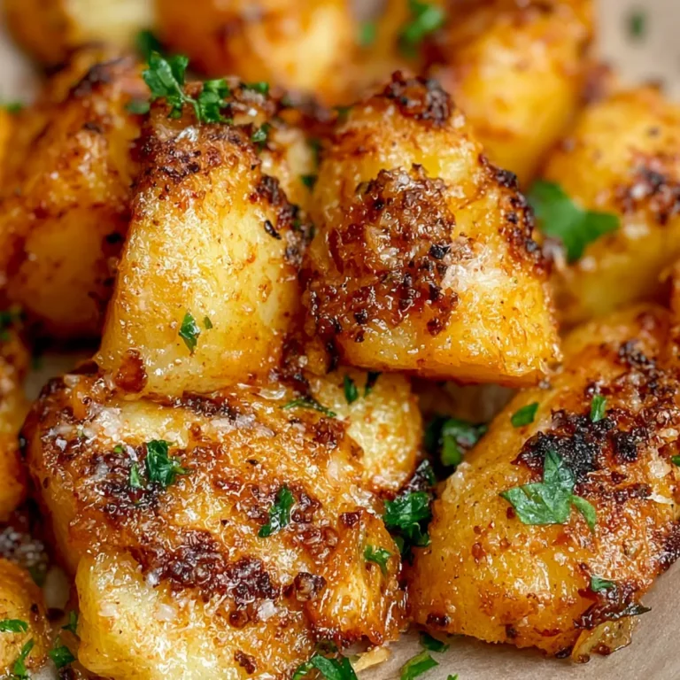 Knoblauch Parmesan Kartoffeln