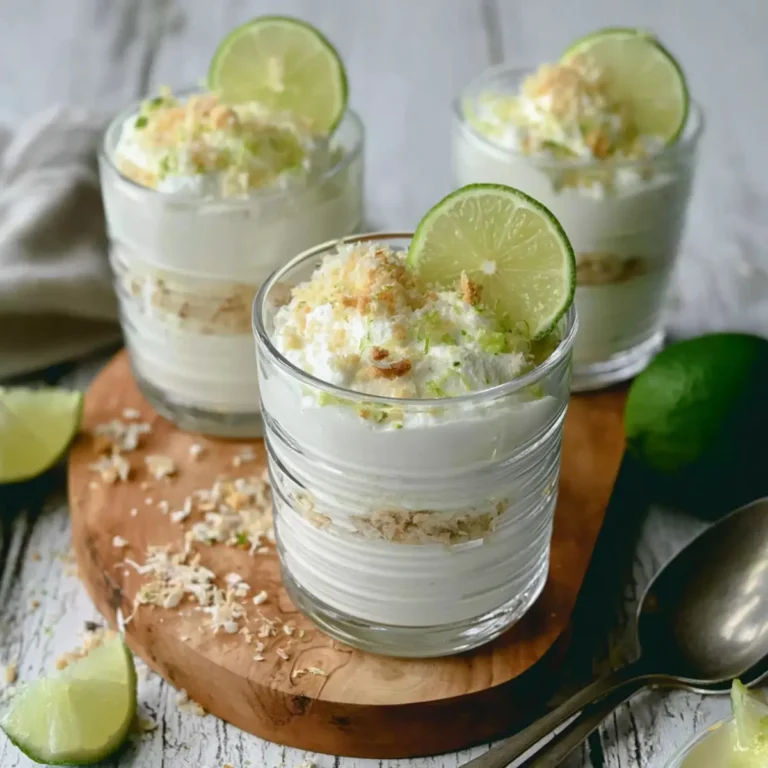 Limetten Mousse mit Joghurt