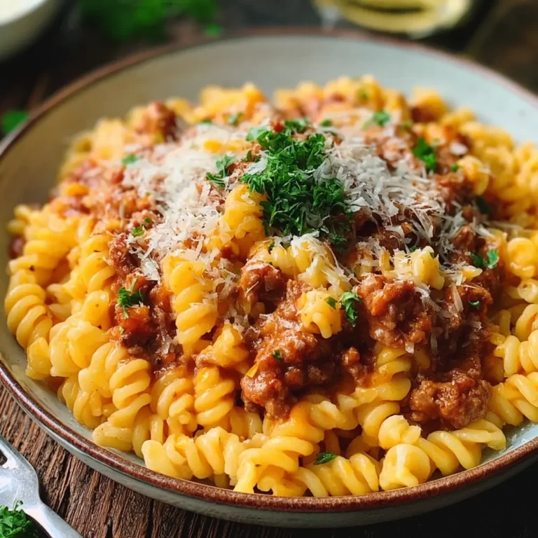 Rinderhackfleisch Pasta